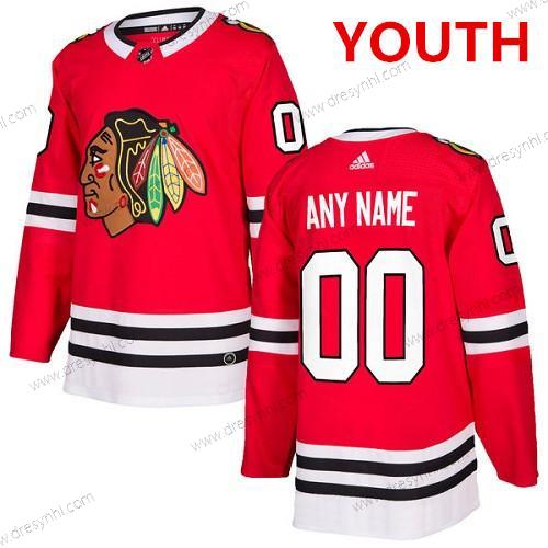 Adidas Chicago Blackhawks Personalizované Autentické Červené Domácí dres NHL dres – Juniorské