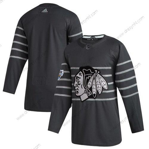 Adidas Chicago Blackhawks Prázdný Šedá 2020 NHL All-Star Game dres – Pánské