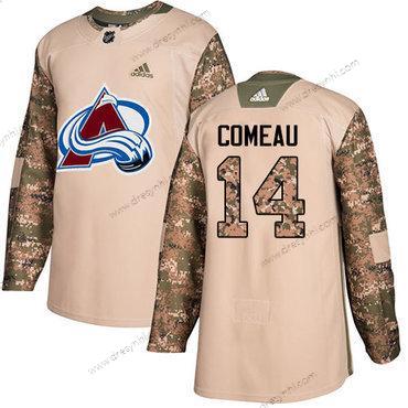 Adidas Colorado Avalanche #14 Blake Comeau Camo Autentické 2017 Veterans Day Sešitý NHL dres – Pánské