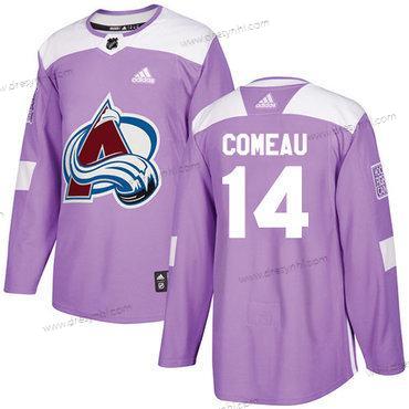 Adidas Colorado Avalanche #14 Blake Comeau Nachový Autentické Bojuje proti rakovině Sešitý NHL dres – Pánské