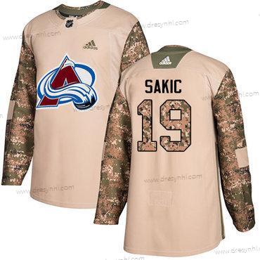 Adidas Colorado Avalanche #19 Joe Sakic Camo Autentické 2017 Veterans Day Sešitý NHL dres – Juniorské