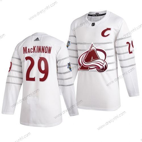 Adidas Colorado Avalanche #29 Nathan Mackinnon Bílý 2020 NHL All-Star Game dres – Pánské