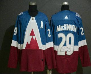 Adidas Colorado Avalanche #29 Nathan Mackinnon Modrý 2020 Stadium Series Sešitý NHL dres – Pánské