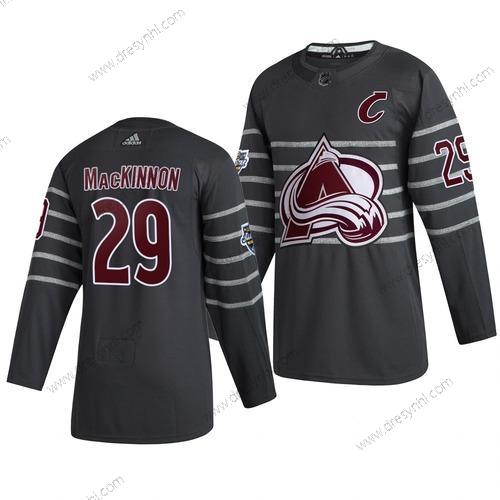 Adidas Colorado Avalanche #29 Nathan Mackinnon Šedá 2020 NHL All-Star Game dres – Pánské