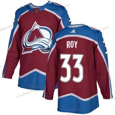 Adidas Colorado Avalanche #33 Patrick Roy Domácí dres Červené Autentické Sešitý NHL dres – Pánské