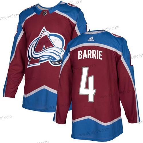 Adidas Colorado Avalanche #4 Tyson Barrie Domácí dres Červené Autentické Sešitý NHL dres – Juniorské