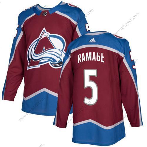 Adidas Colorado Avalanche #5 Rob Ramage Domácí dres Červené Autentické Sešitý NHL dres – Pánské