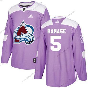 Adidas Colorado Avalanche #5 Rob Ramage Nachový Autentické Bojuje proti rakovině Sešitý NHL dres – Pánské