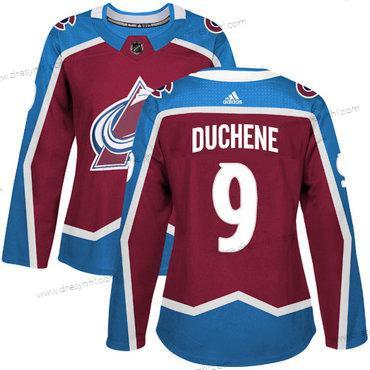 Adidas Colorado Avalanche #9 Matt Duchene Domácí dres Červené Autentické Sešitý NHL dres – Dámské