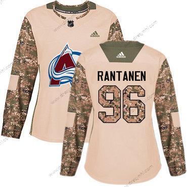 Adidas Colorado Avalanche #96 Mikko Rantanen Camo Autentické 2017 Veterans Day Sešitý NHL dres – Dámské