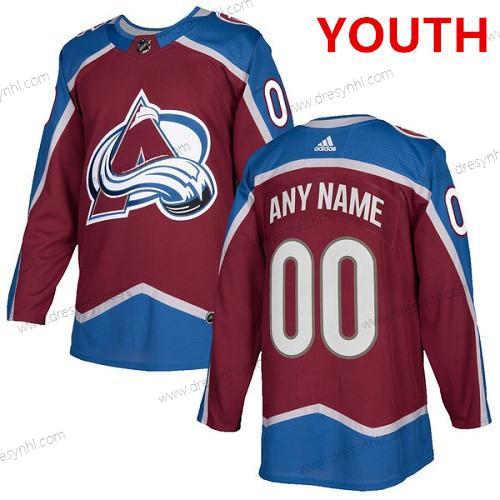 Adidas Colorado Avalanche Personalizované Autentické Červené Domácí dres NHL dres – Juniorské