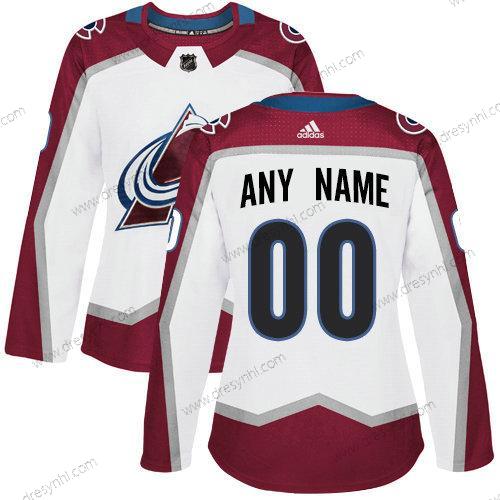 Adidas Colorado Avalanche Personalizované NHL Autentické Bílý dres – Dámské