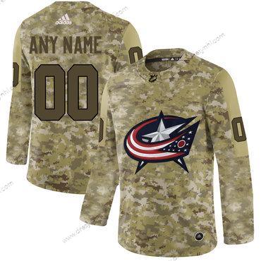 Adidas Columbus Blue Jackets Personalizované Camo dres – Pánské