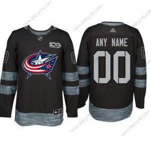 Adidas Columbus Blue Jackets Personalizované Černá 1917-2017 100th Výročí Sešitý NHL dres