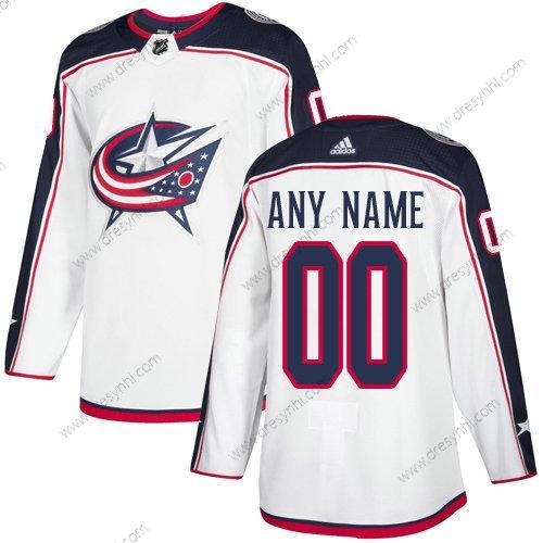 Adidas Columbus Blue Jackets Personalizované NHL Autentické Bílý dres – Pánské