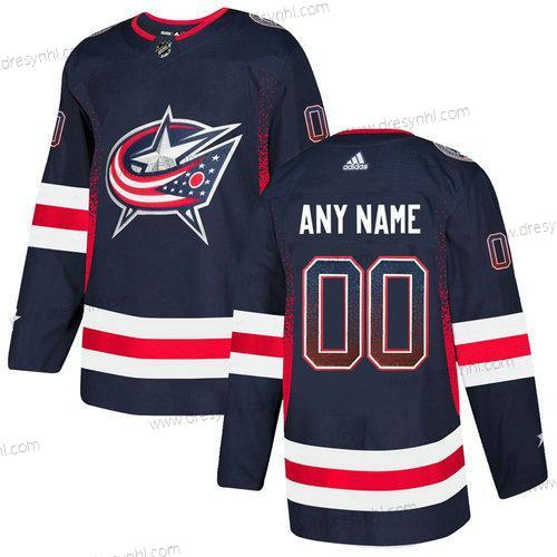 Adidas Columbus Blue Jackets Personalizované Námořnictvo dres – Pánské