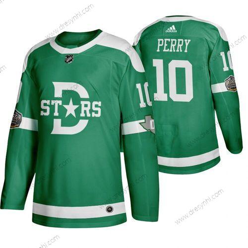 Adidas Dallas Stars 10 Corey Perry Zelená 2020 Zimní Klasický dres – Pánské