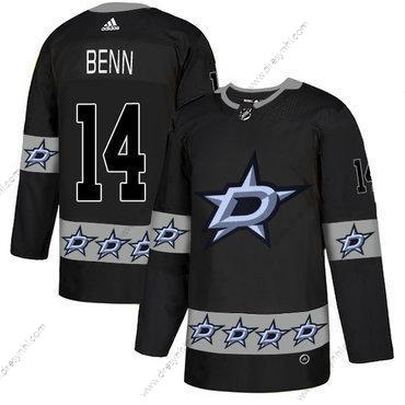 Adidas Dallas Stars #14 Jamie Benn Černá Tým Logos dres – Pánské