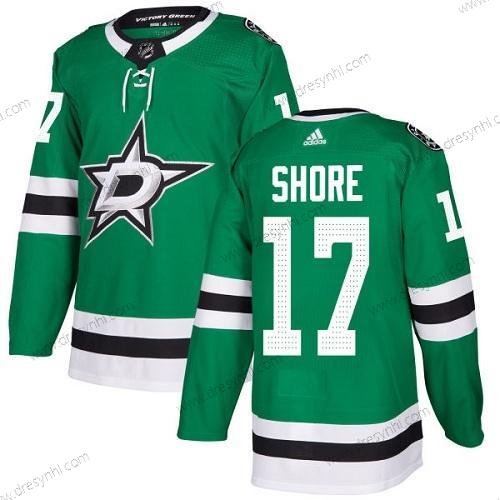 Adidas Dallas Stars #17 Devin Shore Zelená Domácí dres Autentické Sešitý NHL dres – Juniorské