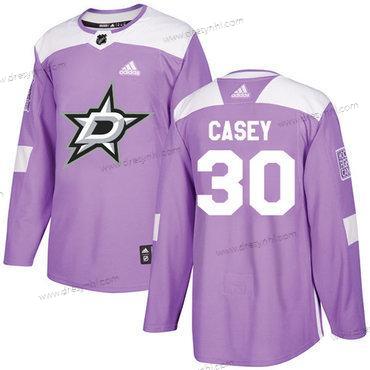 Adidas Dallas Stars #30 Jon Casey Nachový Autentické Bojuje proti rakovině Sešitý NHL dres – Pánské