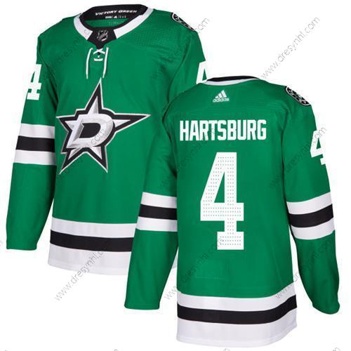 Adidas Dallas Stars #4 Craig Hartsburg Zelená Domácí dres Autentické Sešitý NHL dres – Pánské