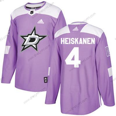 Adidas Dallas Stars #4 Miro Heiskanen Nachový Autentické Bojuje proti rakovině Sešitý NHL dres – Juniorské