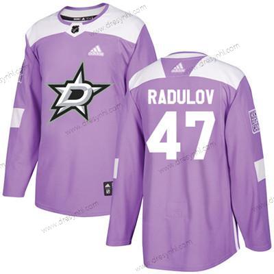 Adidas Dallas Stars #47 Alexander Radulov Nachový Autentické Bojuje proti rakovině Sešitý NHL dres – Juniorské