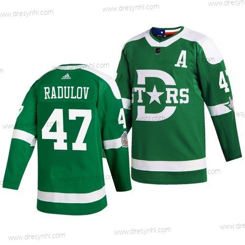 Adidas Dallas Stars 47 Alexander Radulov Zelená 2020 Zimní Klasický dres – Pánské