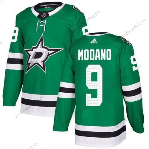 Adidas Dallas Stars #9 Mike Modano Zelená Domácí dres Autentické Sešitý NHL dres – Juniorské