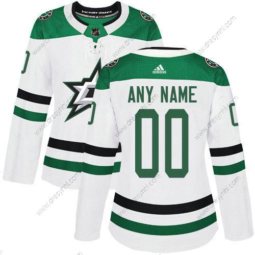 Adidas Dallas Stars Personalizované Hostující dres NHL Autentické Bílý dres – Dámské