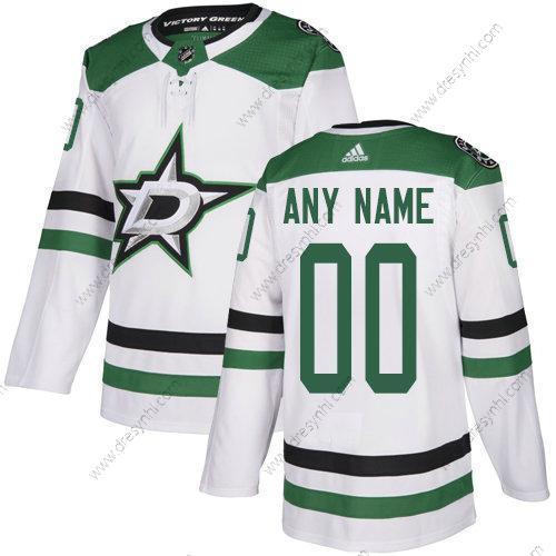 Adidas Dallas Stars Personalizované Hostující dres NHL Autentické Bílý dres – Pánské