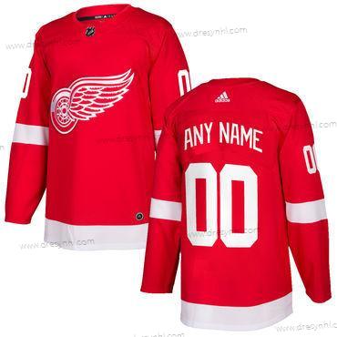 Adidas Detroit Red Wings Personalizované Červené Domácí dres 2017-2018 Hokejový Sešitý NHL dres – Pánské