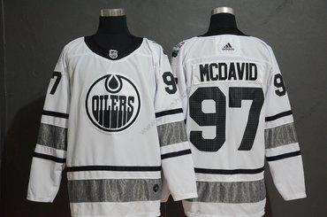 Adidas Edmonton Oilers 97 Connor Mcdavid Bílý 2019 NHL All-Star Game dres – Pánské