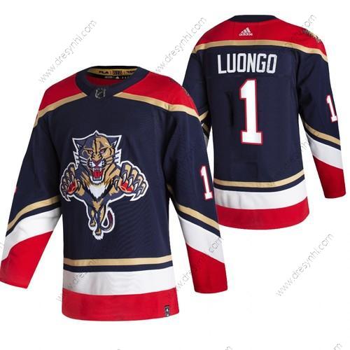 Adidas Florida Panthers #1 Roberto Luongo Černá 2020-21 Obrácený Retro Náhradní NHL dres – Pánské