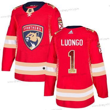 Adidas Florida Panthers #1 Roberto Luongo Červené dres – Pánské