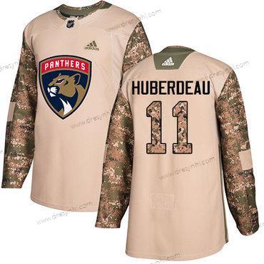 Adidas Florida Panthers #11 Jonathan Huberdeau Camo Autentické 2017 Veterans Day Sešitý NHL dres – Pánské