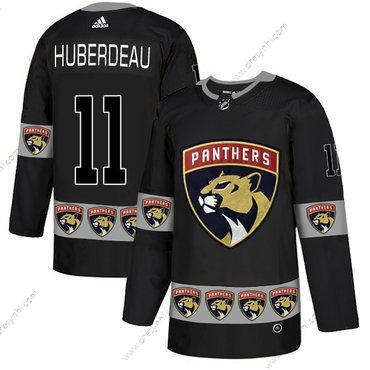 Adidas Florida Panthers #11 Jonathan Huberdeau Černá Tým Logos dres – Pánské