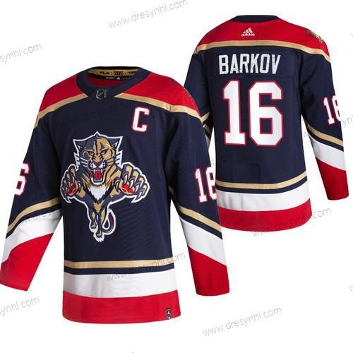 Adidas Florida Panthers #16 Aleksander Barkov Černá 2020-21 Obrácený Retro Náhradní NHL dres – Pánské