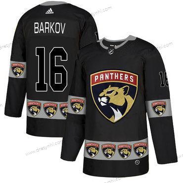 Adidas Florida Panthers #16 Aleksander Barkov Černá Tým Logos dres – Pánské