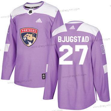 Adidas Florida Panthers #27 Nick Bjugstad Nachový Autentické Bojuje proti rakovině Sešitý NHL dres – Pánské