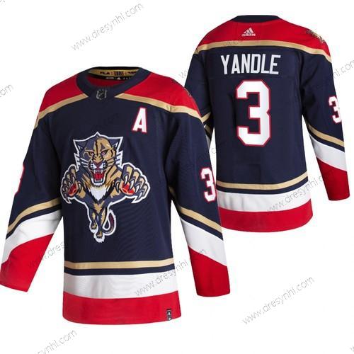 Adidas Florida Panthers #3 Keith Yandle Černá 2020-21 Obrácený Retro Náhradní NHL dres – Pánské