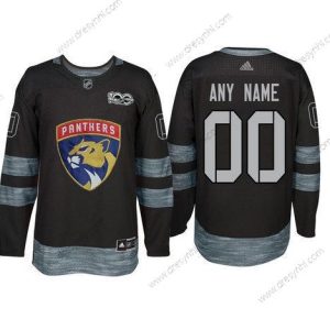 Adidas Florida Panthers Personalizované Černá 1917-2017 100th Výročí Sešitý NHL dres