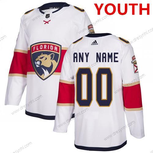 Adidas Florida Panthers Personalizované NHL Autentické Bílý dres – Juniorské