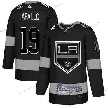 Adidas La Los Angeles Kings With Dodgers 19 Alex Iafallo Černá dres – Pánské