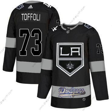 Adidas La Los Angeles Kings With Dodgers 73 Tyler Toffoli Černá dres – Pánské