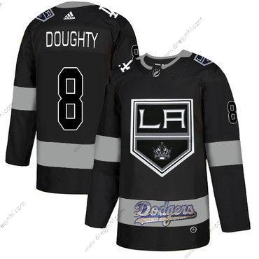 Adidas La Los Angeles Kings With Dodgers 8 Drew Doughty Černá dres – Pánské