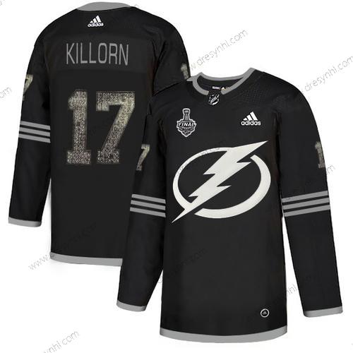 Adidas Lightning #17 Alex Killorn Černá Autentické Klasický 2020 Stanley Cup Final Sešitý NHL dres – Pánské