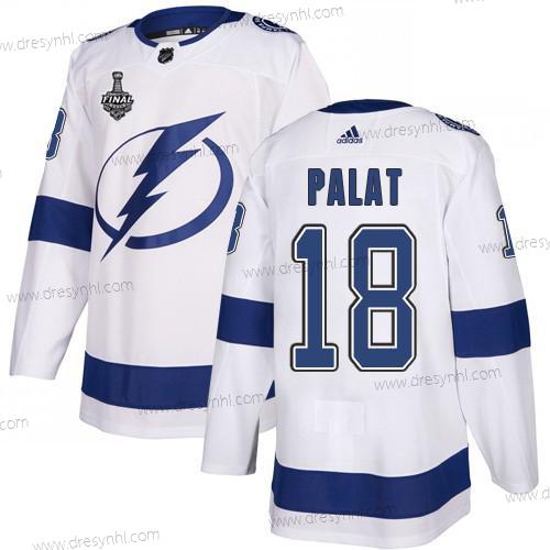 Adidas Lightning #18 Ondrej Palat Bílý Road Autentické 2020 Stanley Cup Final Sešitý NHL dres – Pánské