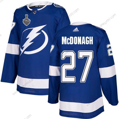 Adidas Lightning #27 Ryan Mcdonagh Modrý Domácí dres Autentické 2020 Stanley Cup Final Sešitý NHL dres – Pánské