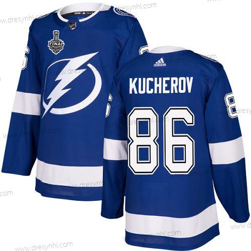 Adidas Lightning #86 Nikita Kucherov Modrý Domácí dres Autentické 2020 Stanley Cup Final Sešitý NHL dres – Pánské